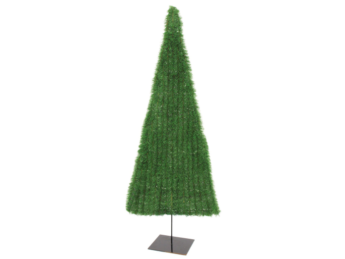 Flat artificial Christmas tree, green, 180cm