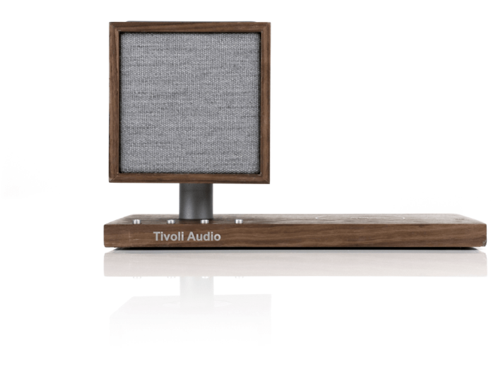 Tivoli Audio Revive trådlös högtalare, valnöt/grå