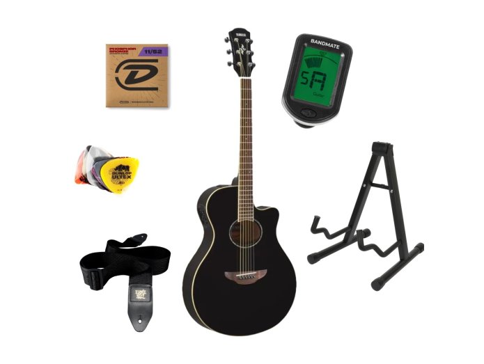 Yamaha APX600 - Black - Starter pack