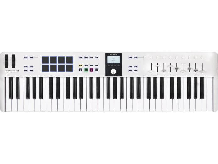 Arturia KeyLab Essential MK3-61 MIDI Keyboard (hvit)