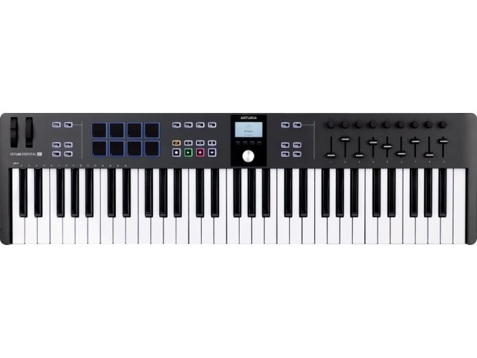 Arturia KeyLab Essential MK3-61 MIDI Keyboard (svart)