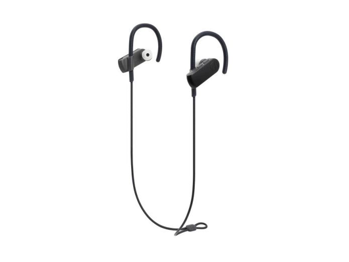 Audio-Technica ATH-SPORT50BTBK SonicSport Trådløse In-Ear Hovedtelefoner (Sort)
