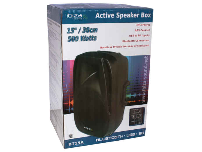 Ibiza Active Speaker with USB, SD and Bluetooth - 8