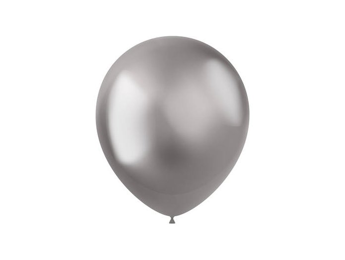 Ballonger 10 st. (Intensivt silver, 33 cm)