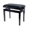 BandMate PB200 Piano Bench Deluxe (High Gloss Black)