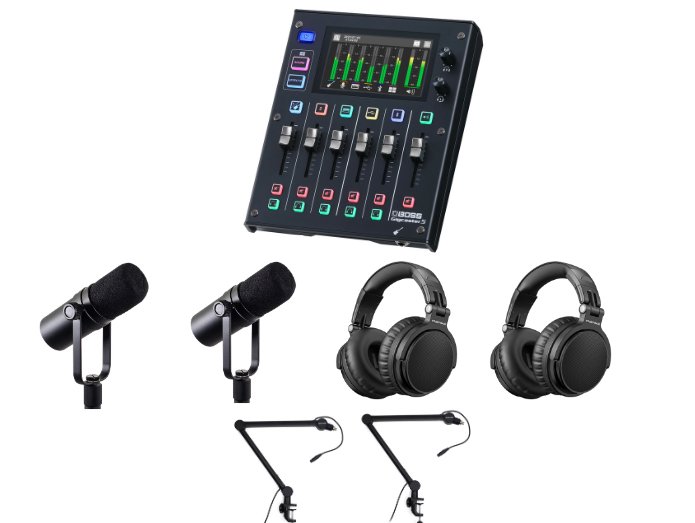 Boss Gigcaster 5 Streaming Mixer Starter Pack