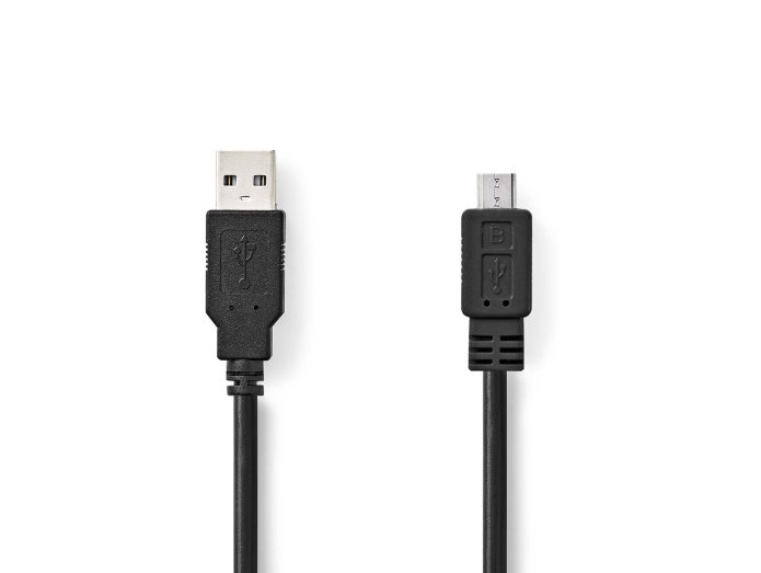 Mikro USB til USB-A-kabel (1m)