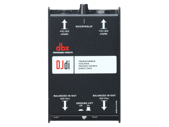 dbx DJDI 2-kanals Passiv DI Box