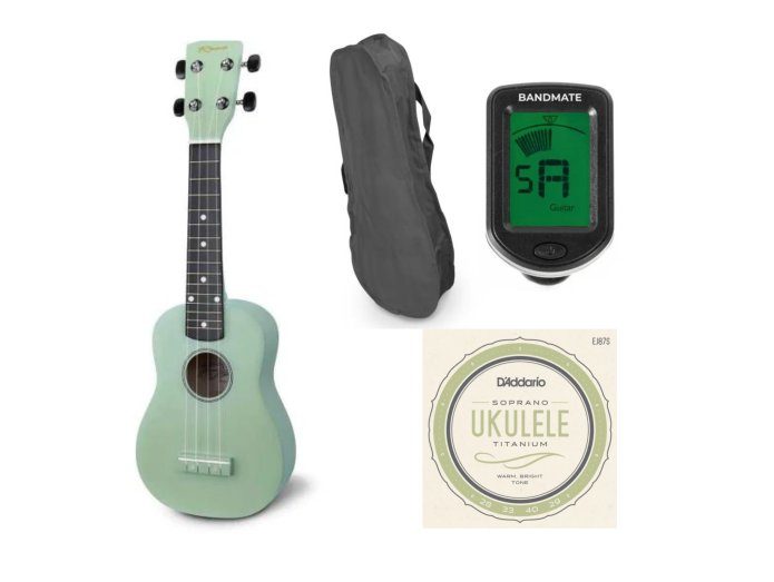 Reno RU150 Soprano Ukulele (Grn) Startpaket