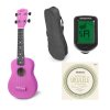 Reno RU150 Soprano Ukulele (Pink) Starter Kit