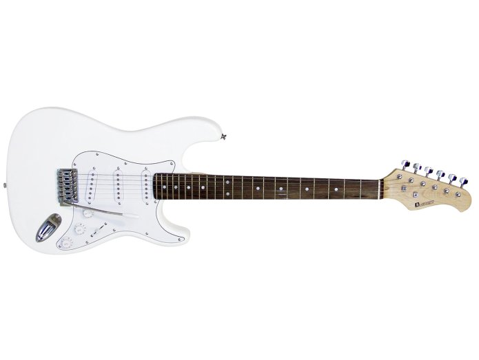 DiMavery ST-203 Electric Guitar (White)