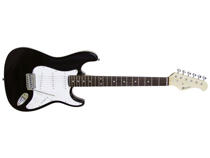 DiMavery ST-203 Electric Guitar (Black)