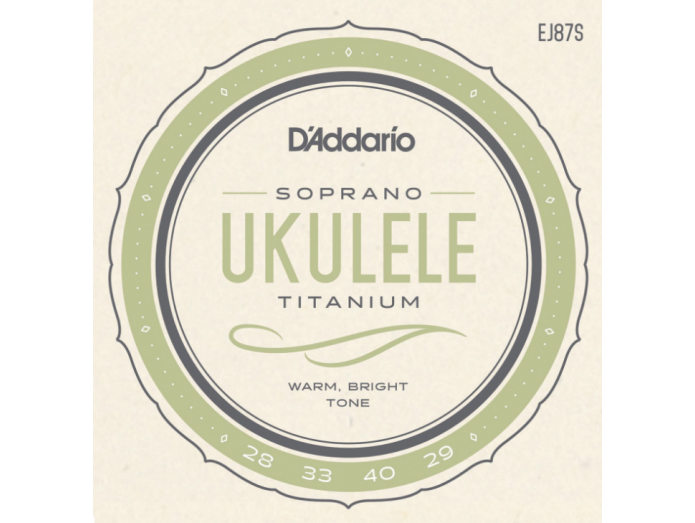 Daddario EJ87S Soprano Ukulele String Set