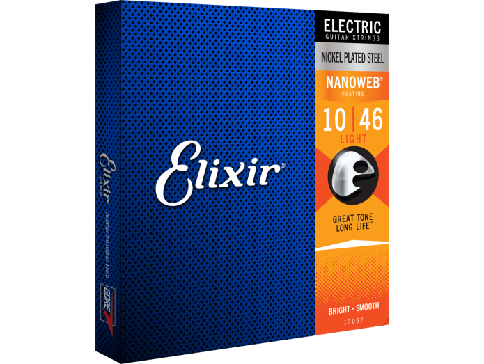 Elixir Nanoweb Guitar Strings (Light, 10-46)