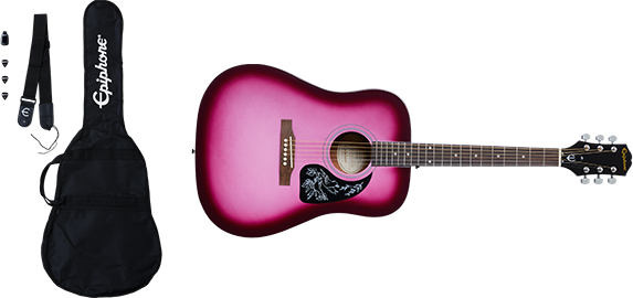 Pink epiphone on sale