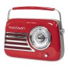 Madison Retro Radio with Bluetooth and FM (Red)