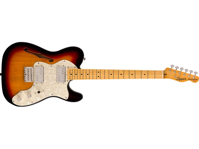 Fender Squier Classic Vibe '70s Custom Telecaster Thinline El-guitar (Sunburst)