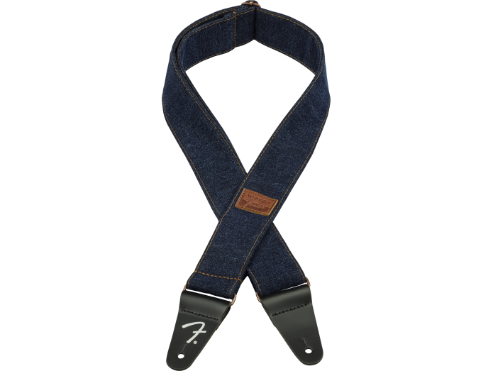 Fender x Wrangler Denim Guitar Strap (Dark Indigo, 2")