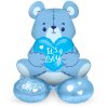 Folieballong med Base Bear 'It's a Boy' (bl, 61 cm)