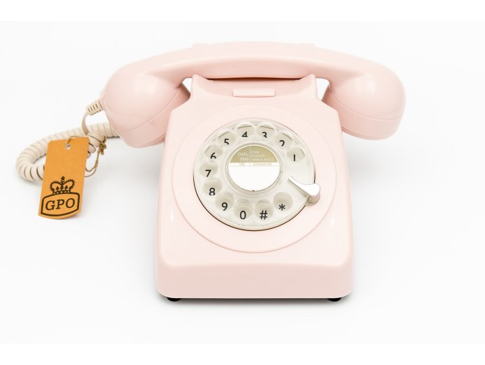 GPO 746 Retro rotary phone - Pink