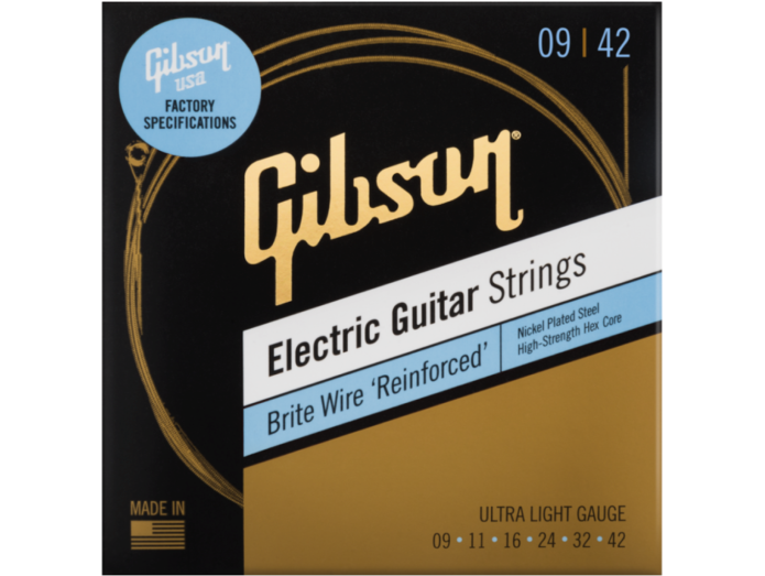 Gibson Brite Wire 'Reinforced' Guitarstrenge (Ultra-Light)