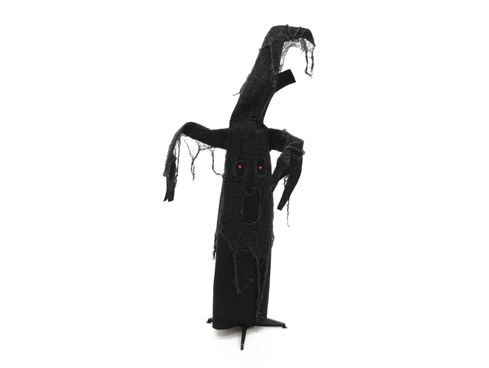 Halloween spøgelsestræ, sort, 110 cm