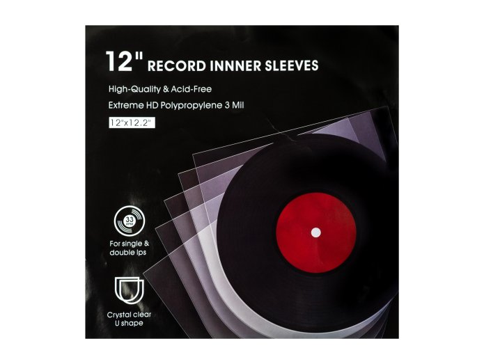 12" Record Inner Sleeves (50 pcs)