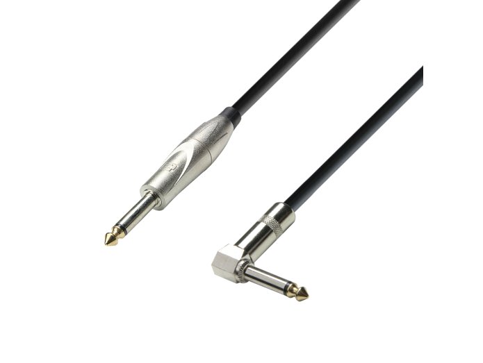 Instrument Cable 6.3 mm Jack mono to 6.3 mm Angle Jack mono