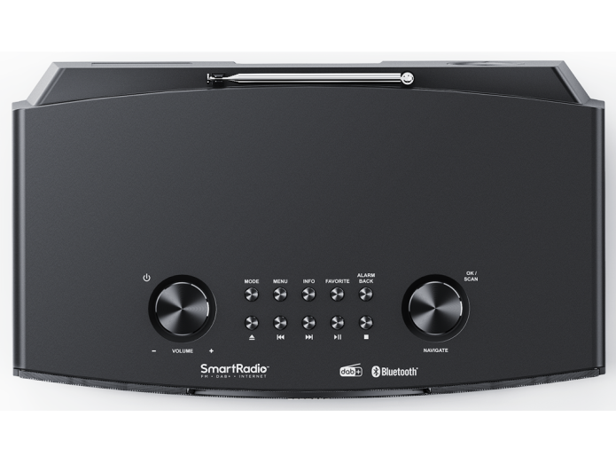 Kenwood CR-ST700SCD-B Internet radio med Bluetooth og (Sort) - radio - SoundStoreXL.dk