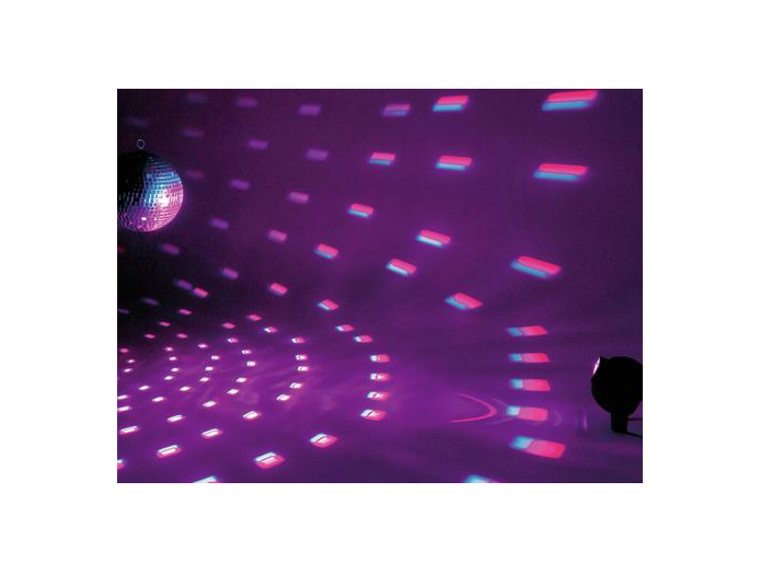 Complete LED Mirror Ball Set with Remote Control (20 cm)