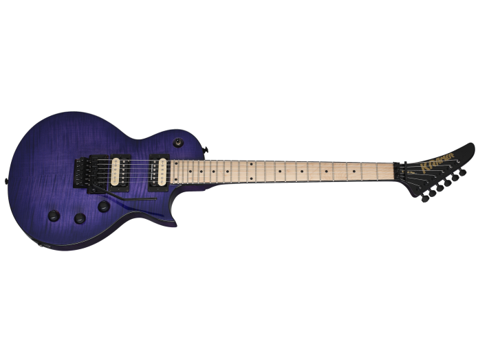 Kramer Assault Plus Reverse Headstock (Transparent Purple Burst )