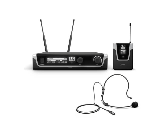 LD Systems U508 BPH - Wireless Microphone System with Bodypack and Headset