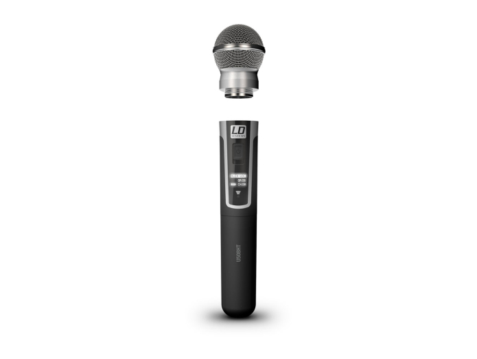 LD Systems U508 HHD2 - Trådlöst mikrofonsystem med 2 x dynamisk handhållen mikrofon