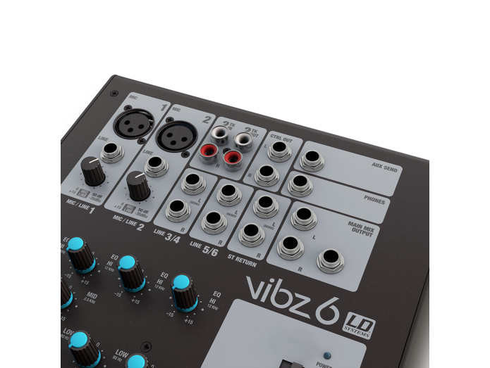 LD Systems VIBZ 6 - 6 kanals mixer
