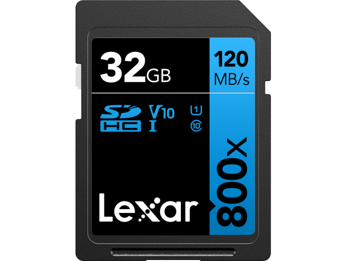 Lexar Professional 800X SDHC/SDXC SD-kortti (32 GB)