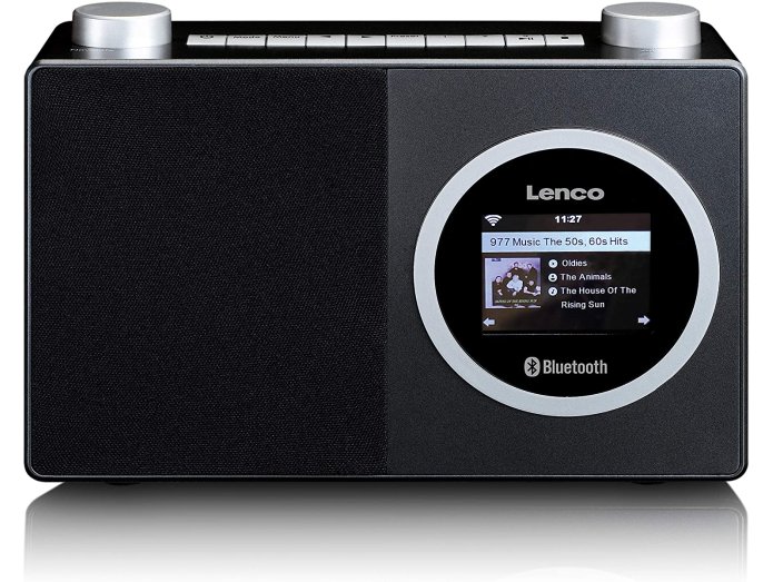 Lenco DIR-70 Internet Radio m. Bluetooth (Sort)