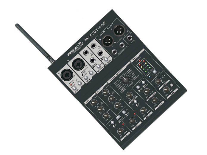 BST MX62BT-DSP mixer