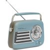 Madison Retro Radio with Bluetooth and FM (Matte Blue)