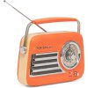 Madison Retro Radio with Bluetooth and FM (Matte Orange)