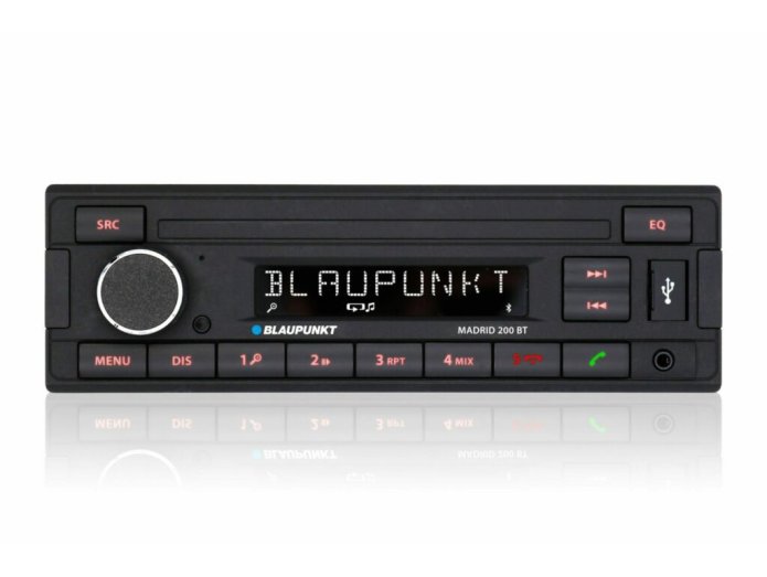 Blaupunkt Madrid 200 BT Car Radio w. Bluetooth