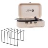 Studio 57 Mellow Turntable with LP Stand (White)