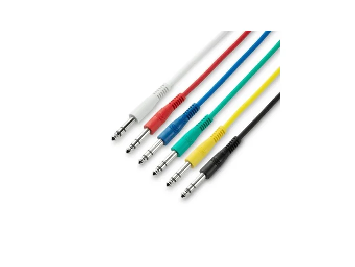 3 Star 6.3mm Jack Patch Cables 6-pack (120cm)