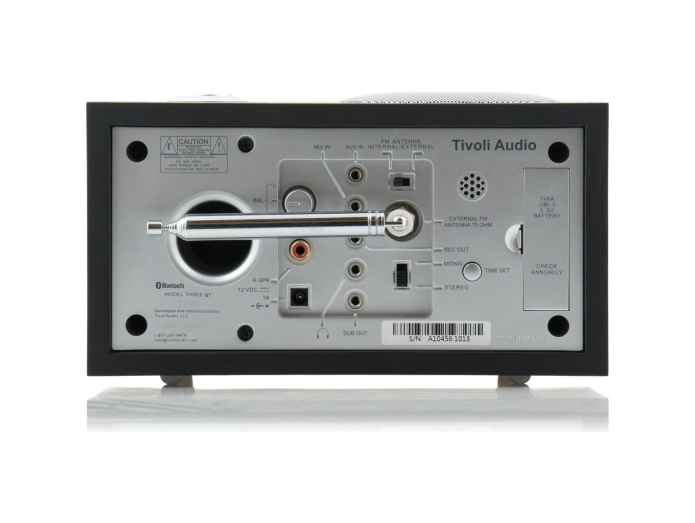 Tivoli Audio MODEL Three BT USB,  Hvid/Sølv