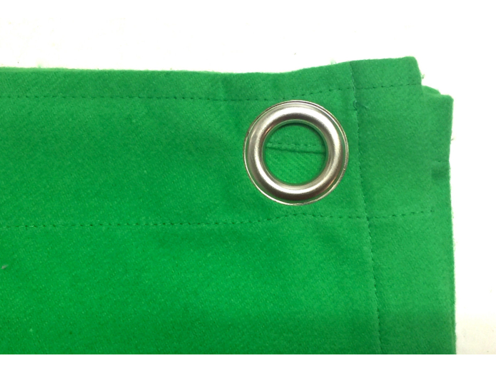 Green Screen Carpet with eyelets (width x height)