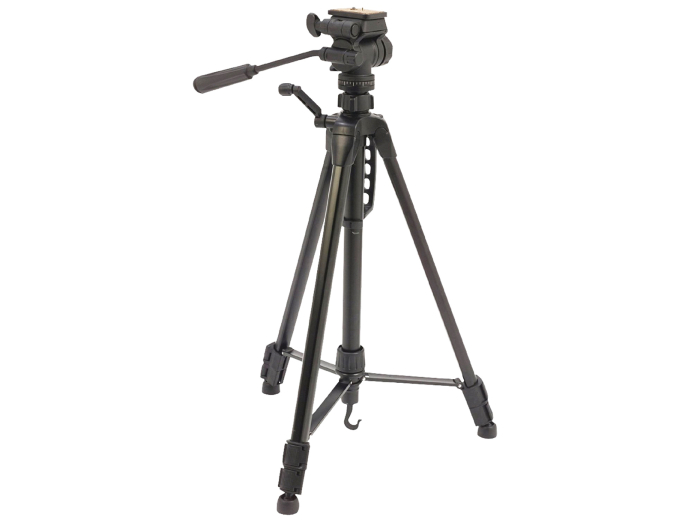 Camlink Premium kallistettava kamera/videostatiivi. 165 cm. musta.