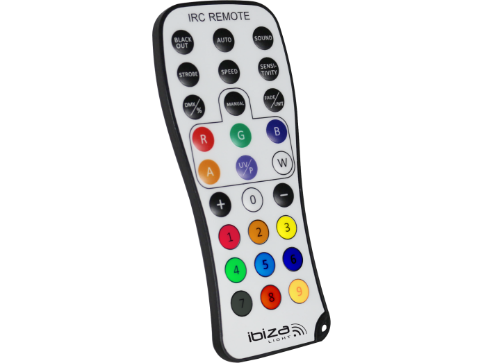 Ibiza X8 LED Trådløs RGBW Spot Bundle