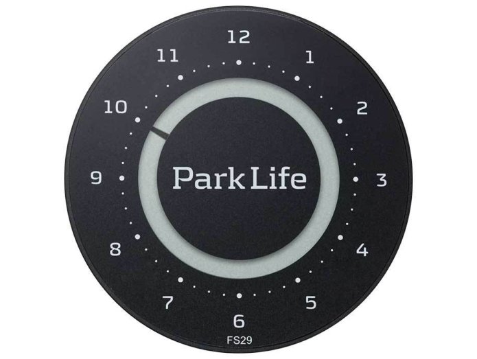 PARKLIFE Parkeringsskive (Carbon Sort)