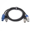 Perfex Powercon & XLR monikaapeli (DMX, 1m)