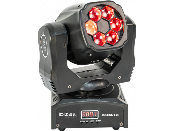 Ibiza Rolling-Eye LED Moving Head (6x12W)