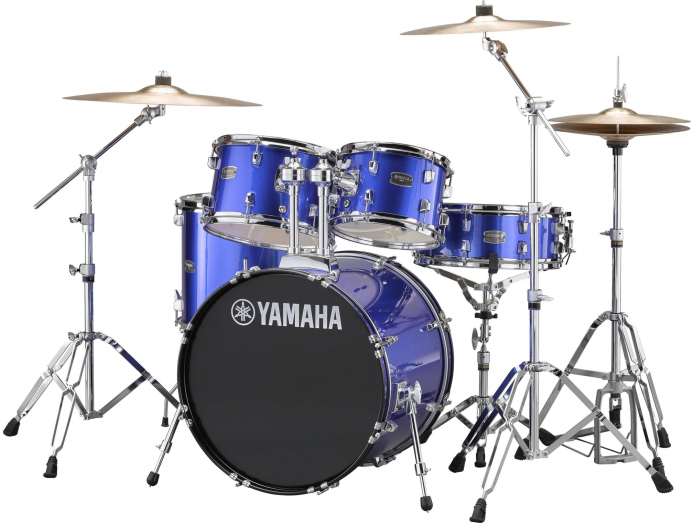 Yamaha Rydeen Studio Trommesæt inkl. Hardwarepakke og Bækkener (Fine Blue)